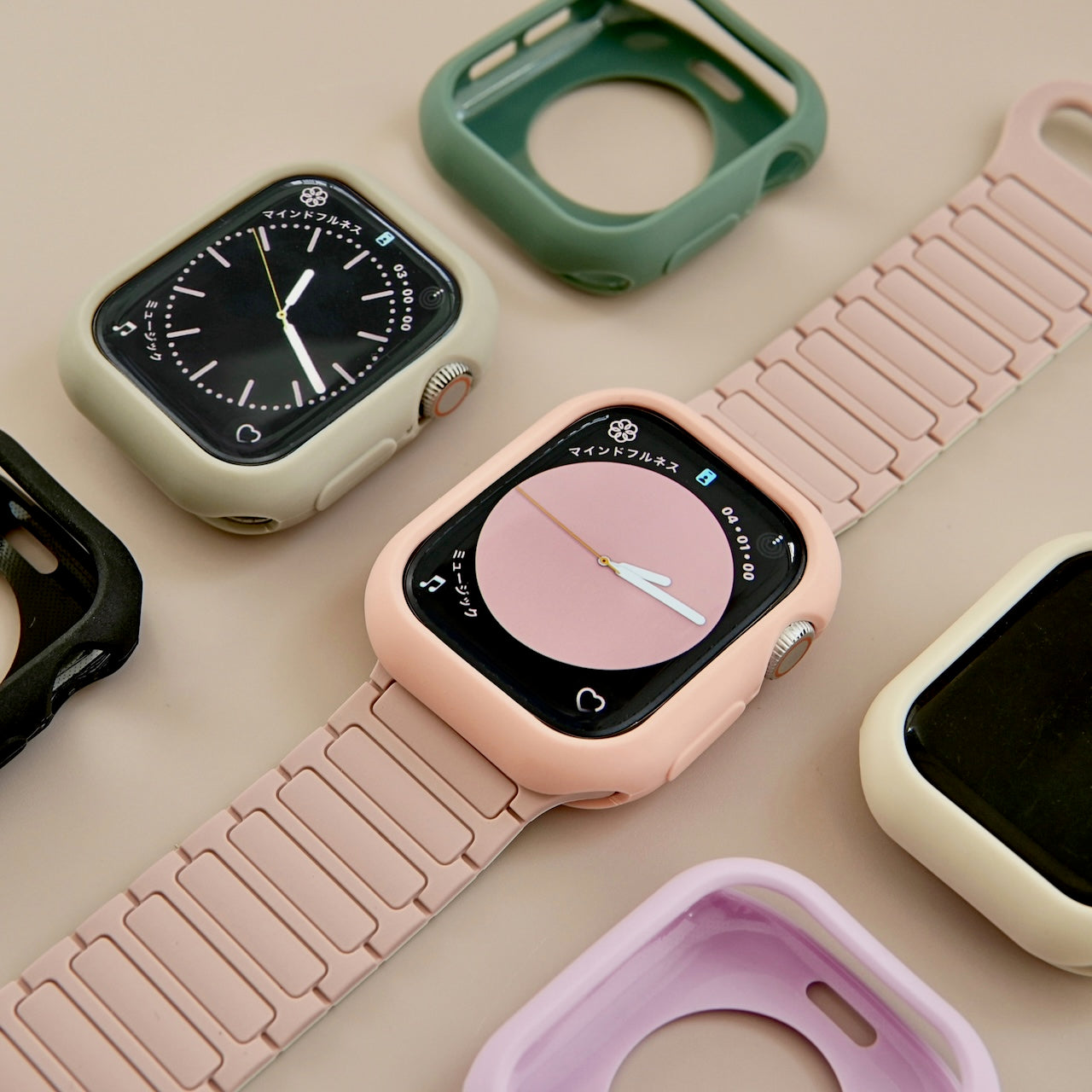 柔らかくしっかりガード」パステルカラーのシリコン製Apple 柔らかくしっかりガード」パステルカラーのシリコン製Apple