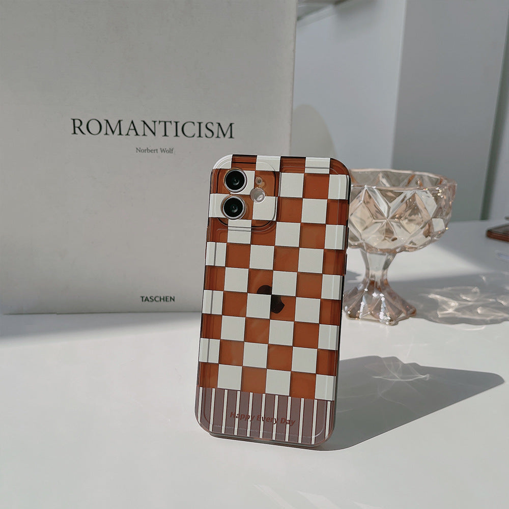 即納】「格子の向こうに」チェック柄iPhoneケース – gaacal