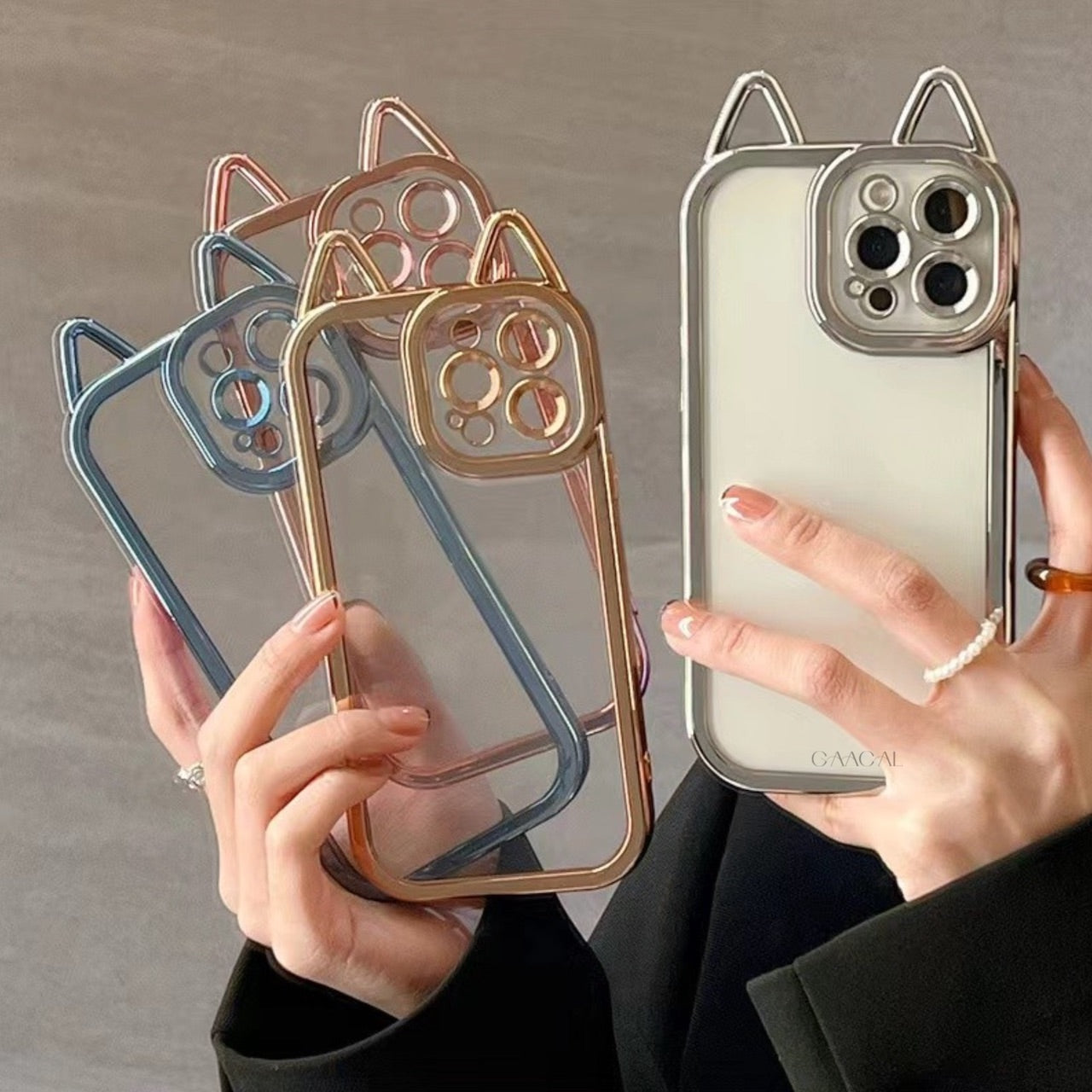 即納】「ポケットにねこ」猫耳TPUスマホケース – gaacal