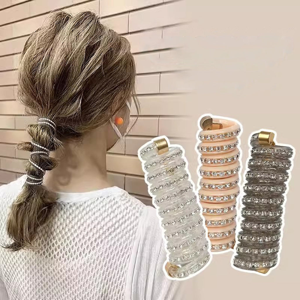 キラキラスパイラル」キラキラコイルアップポニー – gaacal