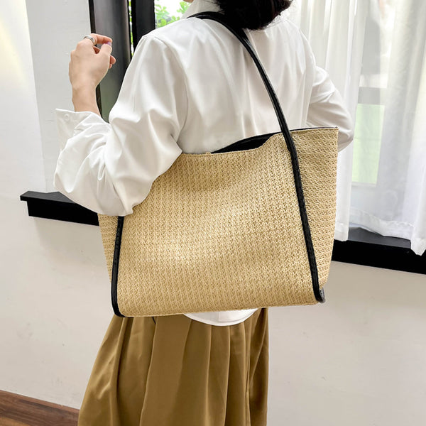 COMMON WARE バッグ カゴバッグ KIS Design:Abaca patch tote L