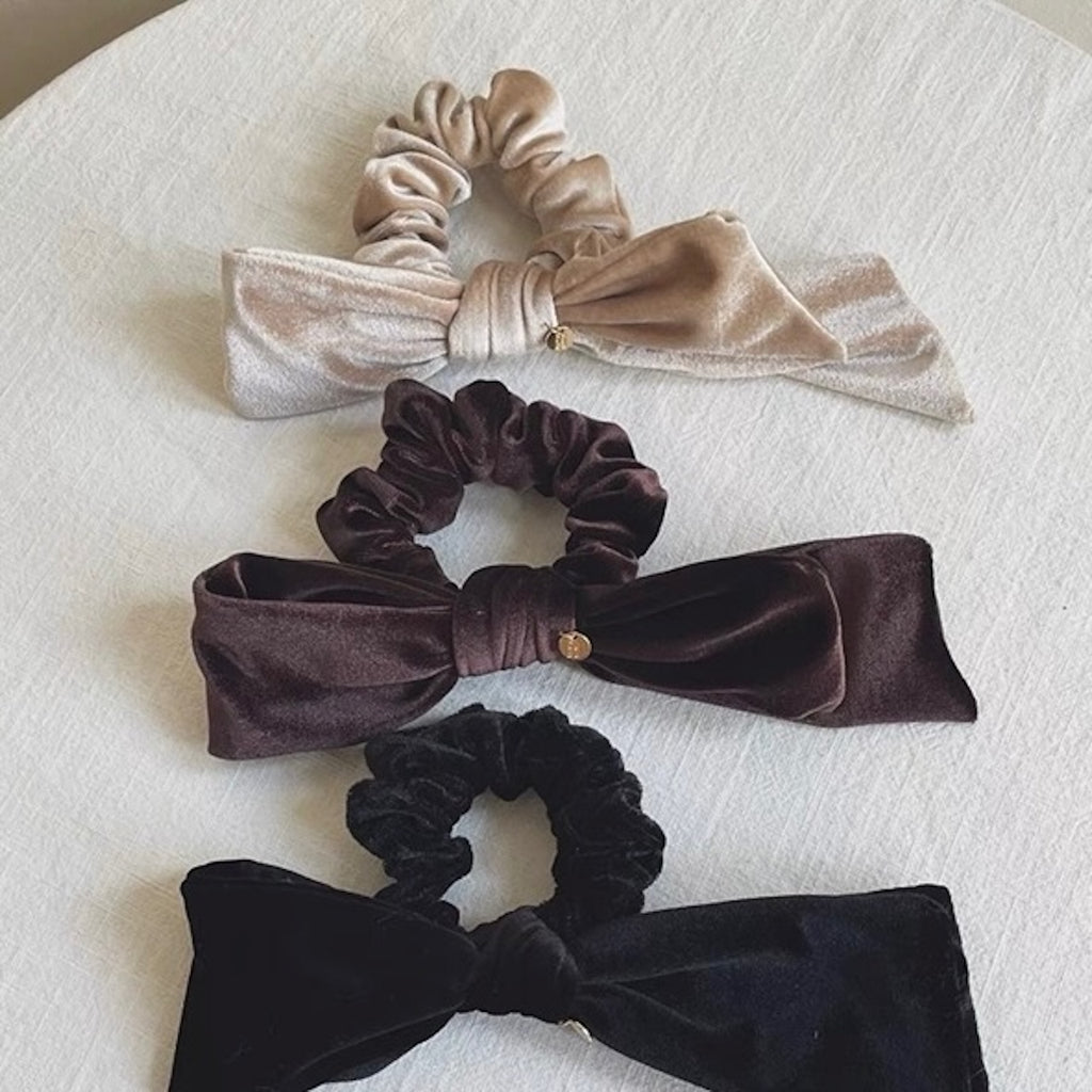 accra リボンゴム　ベージュ accra リボンゴム ベージュ