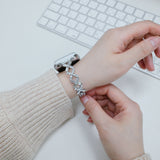 「洗練されたきらめき」ダイヤモンドカット Apple Watchバンド