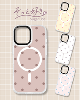 「そっと好きSugar Dot」着せ替えデザインプレート【PaleCase(パレケース)専用】MagSafe対応