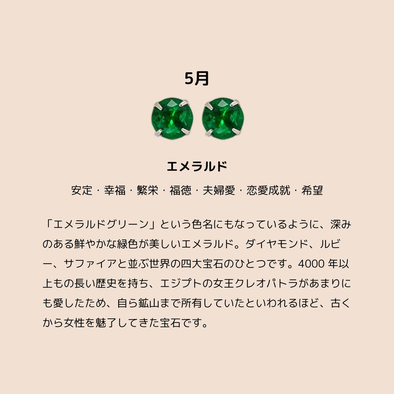 「誕生月に込めた想い」GAACAL極小ピアス 2点セット