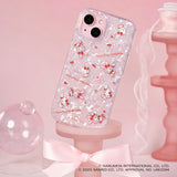 GAACAL×メゾピアノ×ハローキティ　パール・ダイヤカッド付きスマホケース