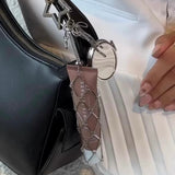 「シルバーメッシュ」リップ付収納チャーム