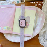 「推しカラーと柄で選べる」夏にぴったりなTPU Apple Watchバンド