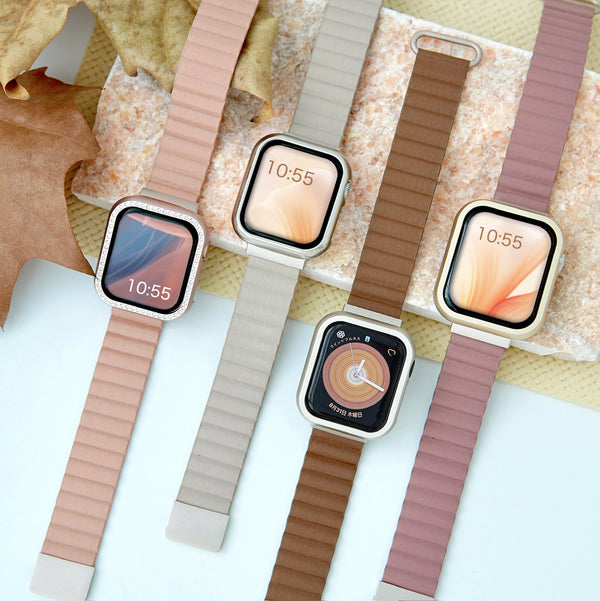 サクラ様 アップルウォッチキラキラカバー ケース Apple Watch ベルト-