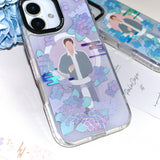 「紫陽花の誘い」着せ替えデザインプレート【PaleCase(パレケース)専用】MagSafe対応｜花祈願