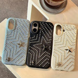 「デニム生地×スタッズ」ヴィンテージ感あふれるスマホケース