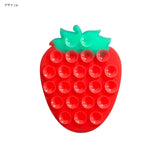 まるでアクセサリー！かわいいいちごのマチエール スマホ吸盤パッド