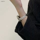 「パール×ビジュー」クロスデザイン Apple Watch バンド