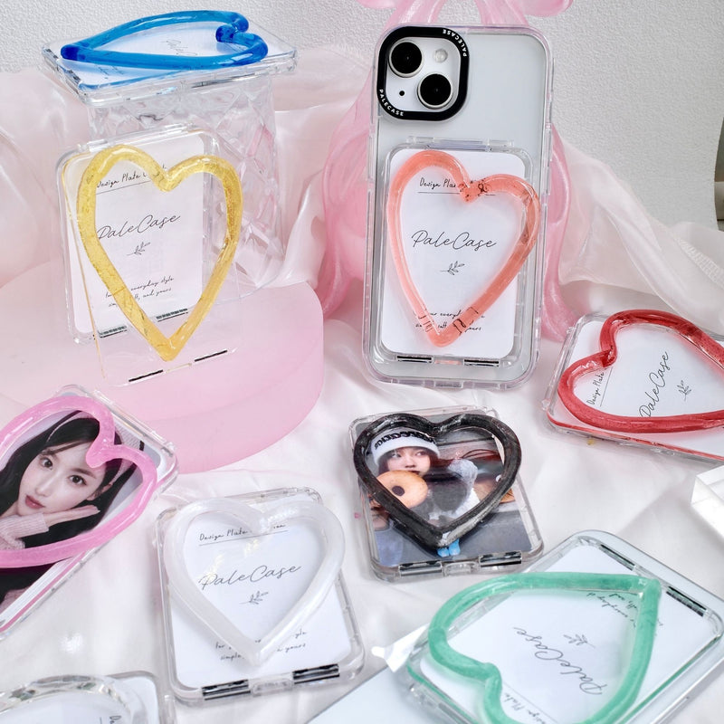 ネックレス&ヘアピン&トレカケース 推しがハートにギュン♡」透明感あふれるハンドメイド GAACAL