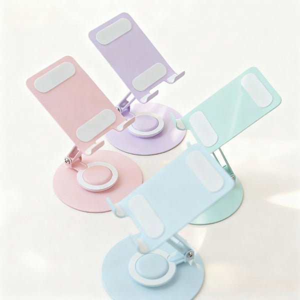 「彩色折りたたみ」スマホ・タブレット用デスクスタンド