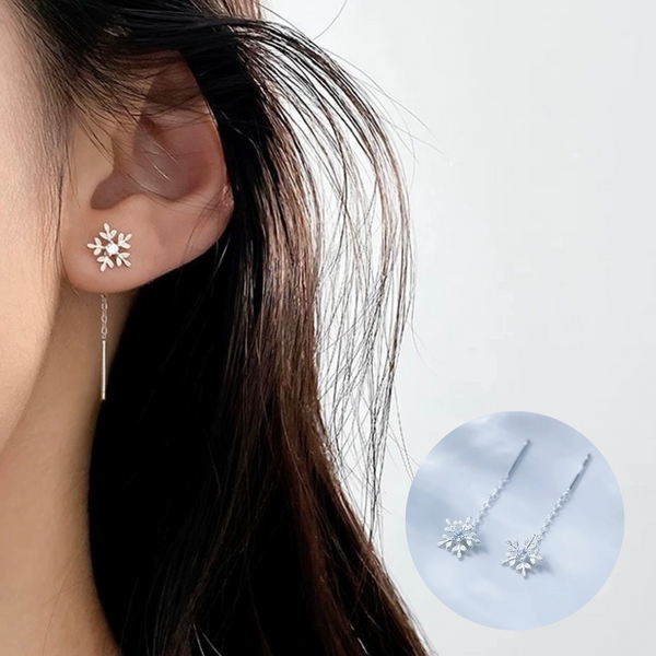 雪の煌めき」S925ピアス