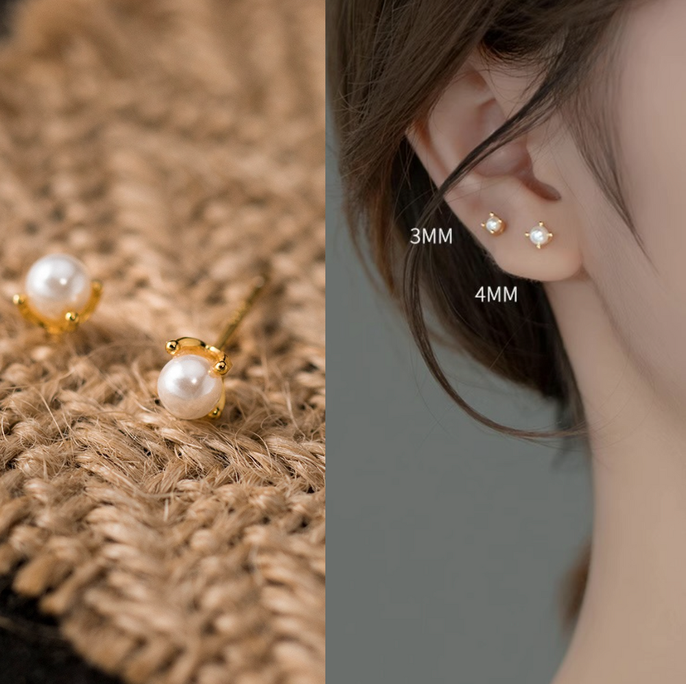 控えめだけど華やか」ミニパールピアス – gaacal 控えめだけど華やか」ミニパールピアス – gaacal