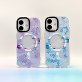 「紫陽花の誘い」着せ替えデザインプレート【PaleCase(パレケース)専用】MagSafe対応｜花祈願