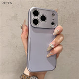 「ナイフエッジ・くびれ美フォルム」大人上品なマット質感 iPhone全包ハードケース