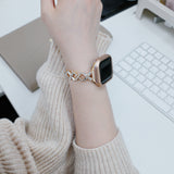 「洗練されたきらめき」ダイヤモンドカット Apple Watchバンド