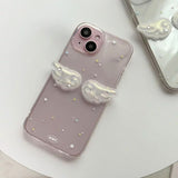 「エンジェルウィング」マットTPU iPhoneケース