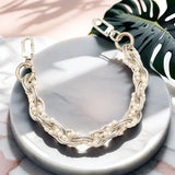 「パールリンク」ショートビーズ スマホチェーン