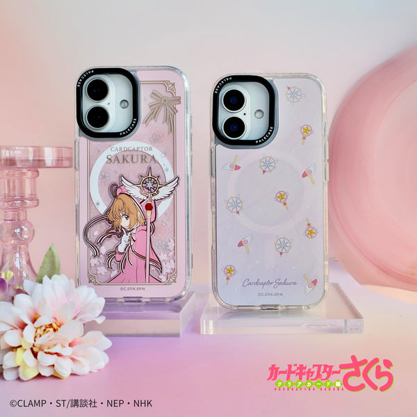 激レア新品未使用タグ付きマイメロディ平成ギャル ラブうさ ソフトレザーパスケース GAACAL×カードキャプターさくら クリアカード編 着せ替えスマホケース