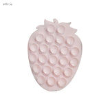 まるでアクセサリー！かわいいいちごのマチエール スマホ吸盤パッド