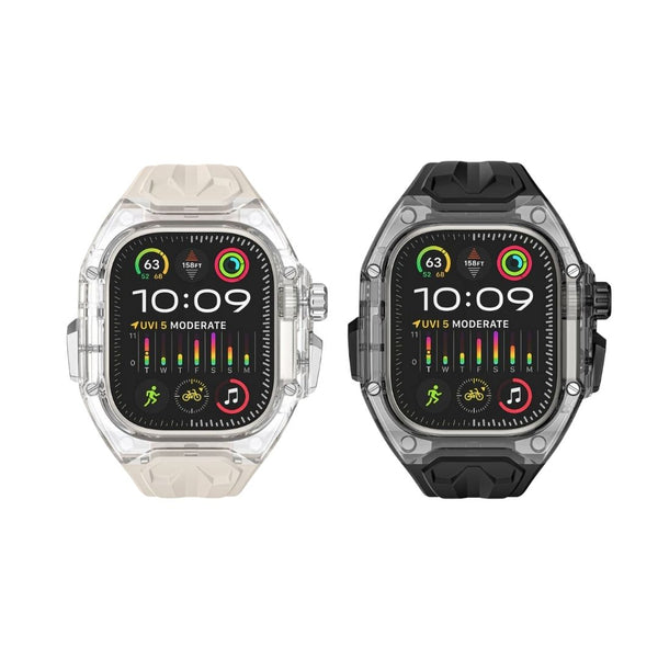 「透明感と個性を兼ね備える」一体型Apple Watchバンド