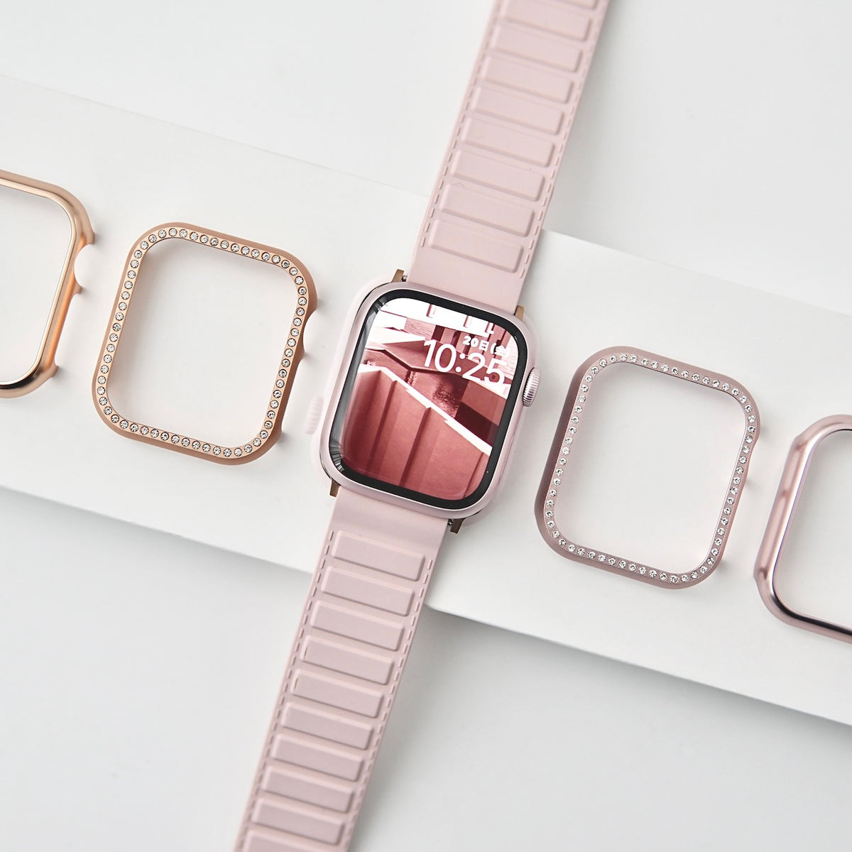 防水・マグネット式」淡色カラーのシリコンバンド – gaacal