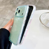 「お気に入りが、今日の気分を上げてくれる」シェル風 オーロラ iPhoneケース