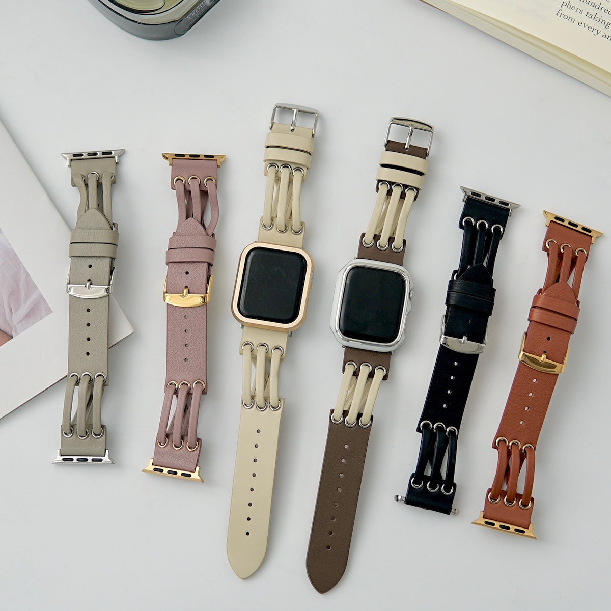 繋ぐ軽やか」PUレザーアップルウォッチバンド – gaacal