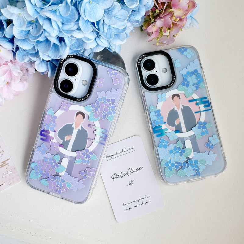 紫陽花の誘い」着せ替えデザインプレート【PaleCase(パレケース)専用