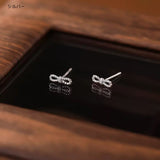 「ツイストリボン」シルバーピアス