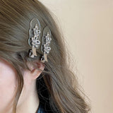 「メタルフラワー」ヘアクリップ