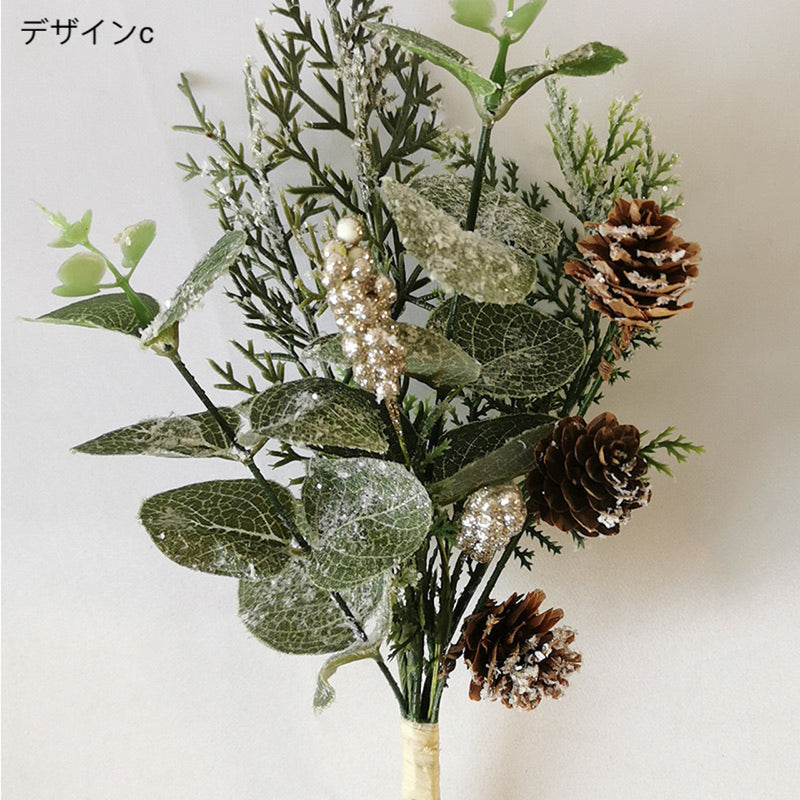 「冬の訪れ」造花アレンジメント