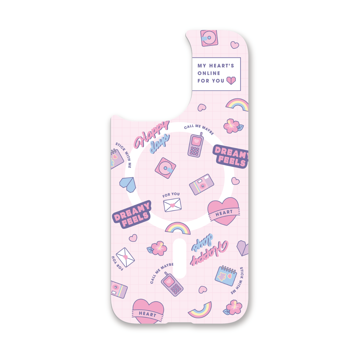 平成女児ポップ」着せ替えデザインプレート【PaleCase(パレケース)専用
