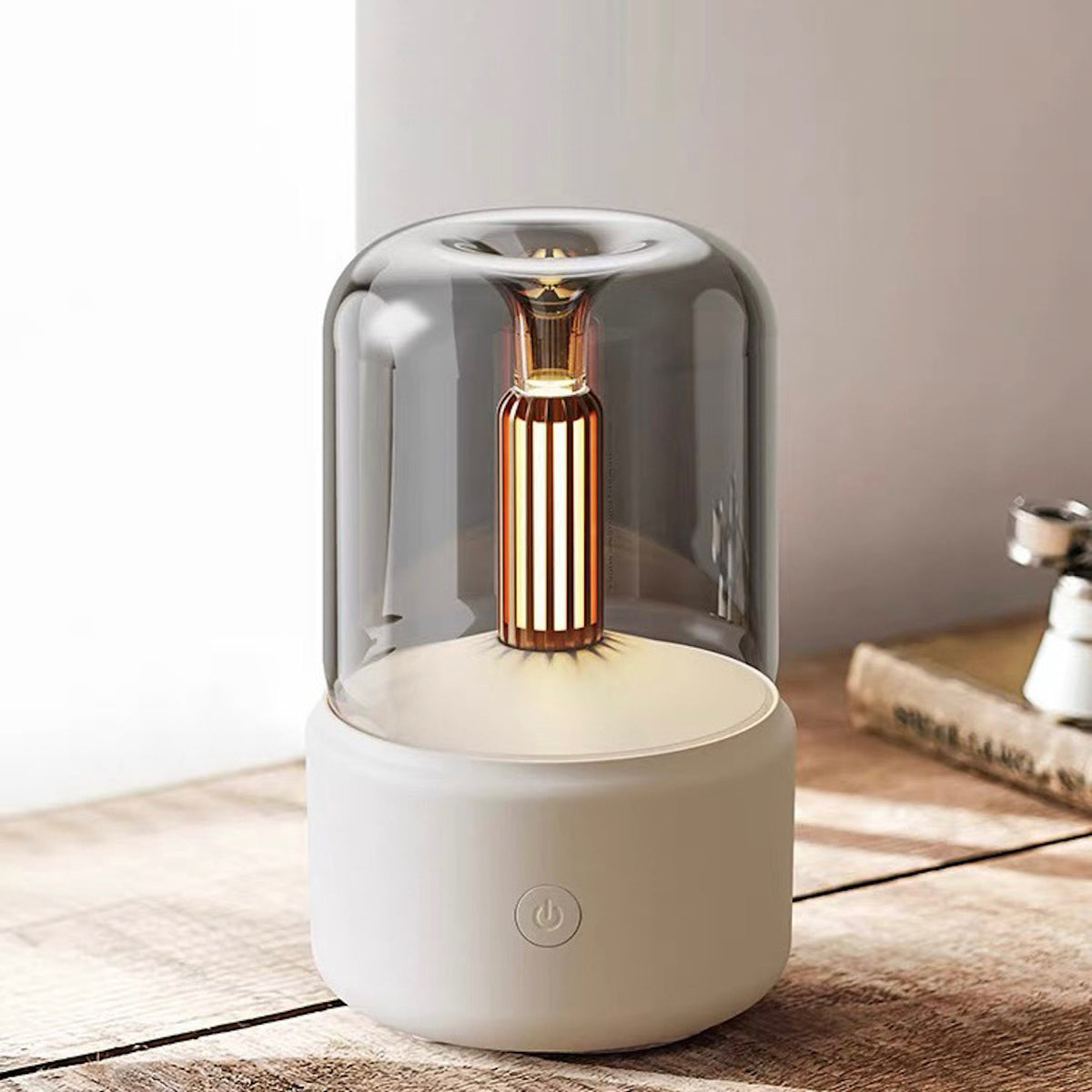 ほぼ未使用✨！ 加湿器 ポップなデザインと7色に光るギミックが楽しい 