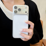 「ジュエリーの輝き」貝シェル調 IMD二重構造 iPhone17 Pro / 17 Pro Max 専用カメラレンズプロテクター
