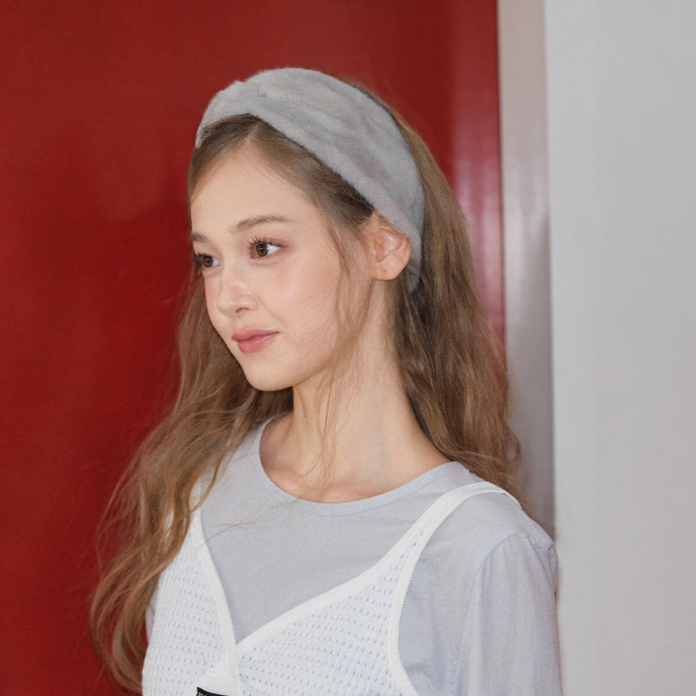 ふわもこクロス」ファーヘアバンド – gaacal