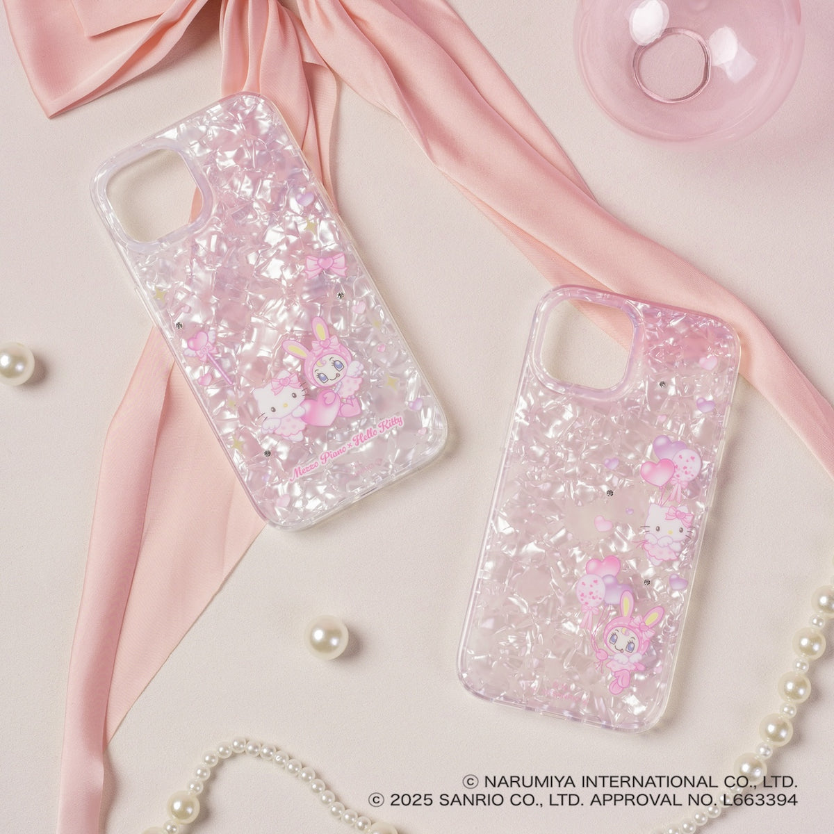 GAACAL×メゾピアノ×ハローキティ パール・ダイヤカッド付き