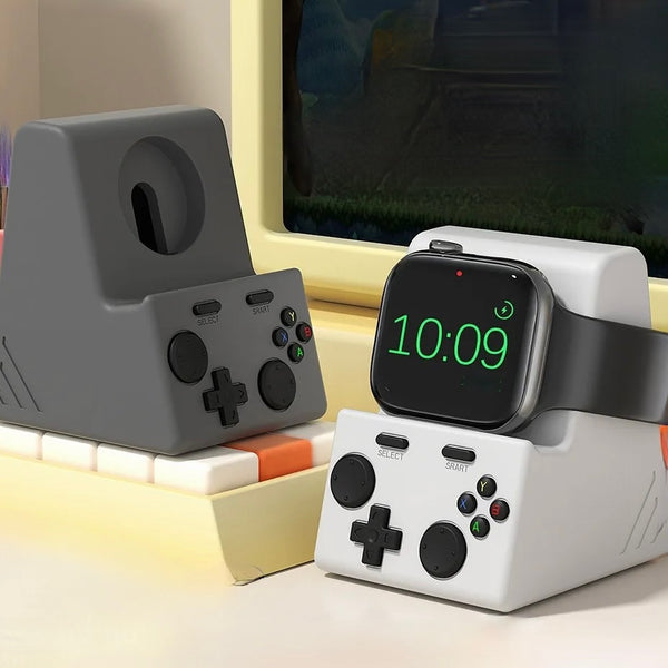 「遊び心あふれる」ゲーム機デザインApple Watchスタンド
