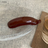 大人可愛いニュアンスカラー。シンプルバナナクリップ｜忙しい朝もこれひとつで上品まとめ髪【全5色】