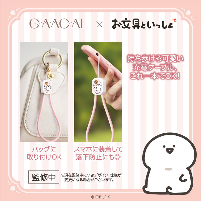 GAACAL×お文具といっしょ 2in1急速充電ケーブル（Type-C）データ転送