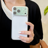 「ジュエリーの輝き」貝シェル調 IMD二重構造 iPhone17 Pro / 17 Pro Max 専用カメラレンズプロテクター