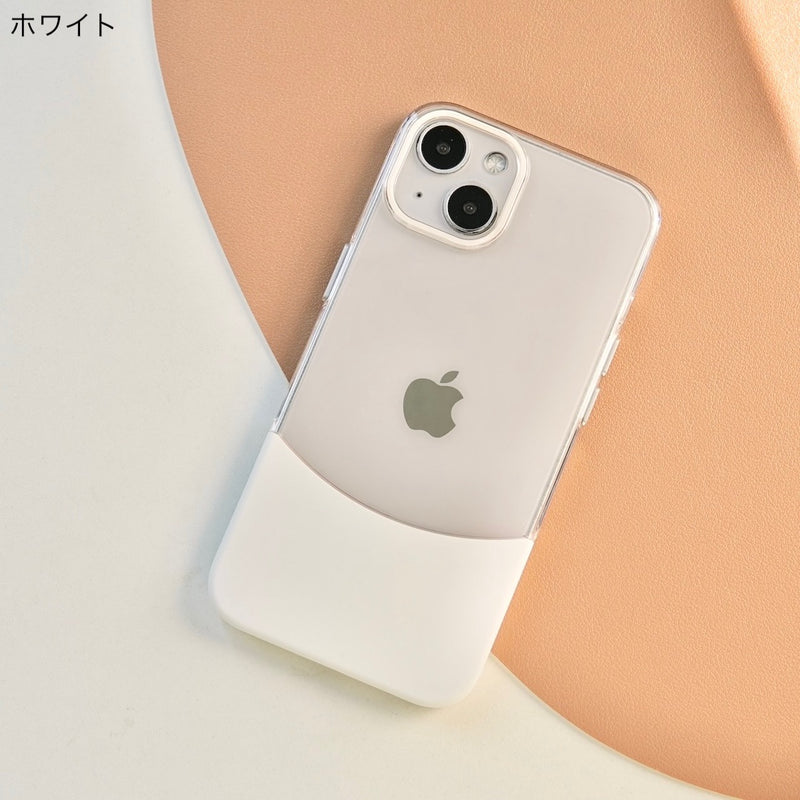 「守りと彩り」クリアバイカラーiPhone保護ケース