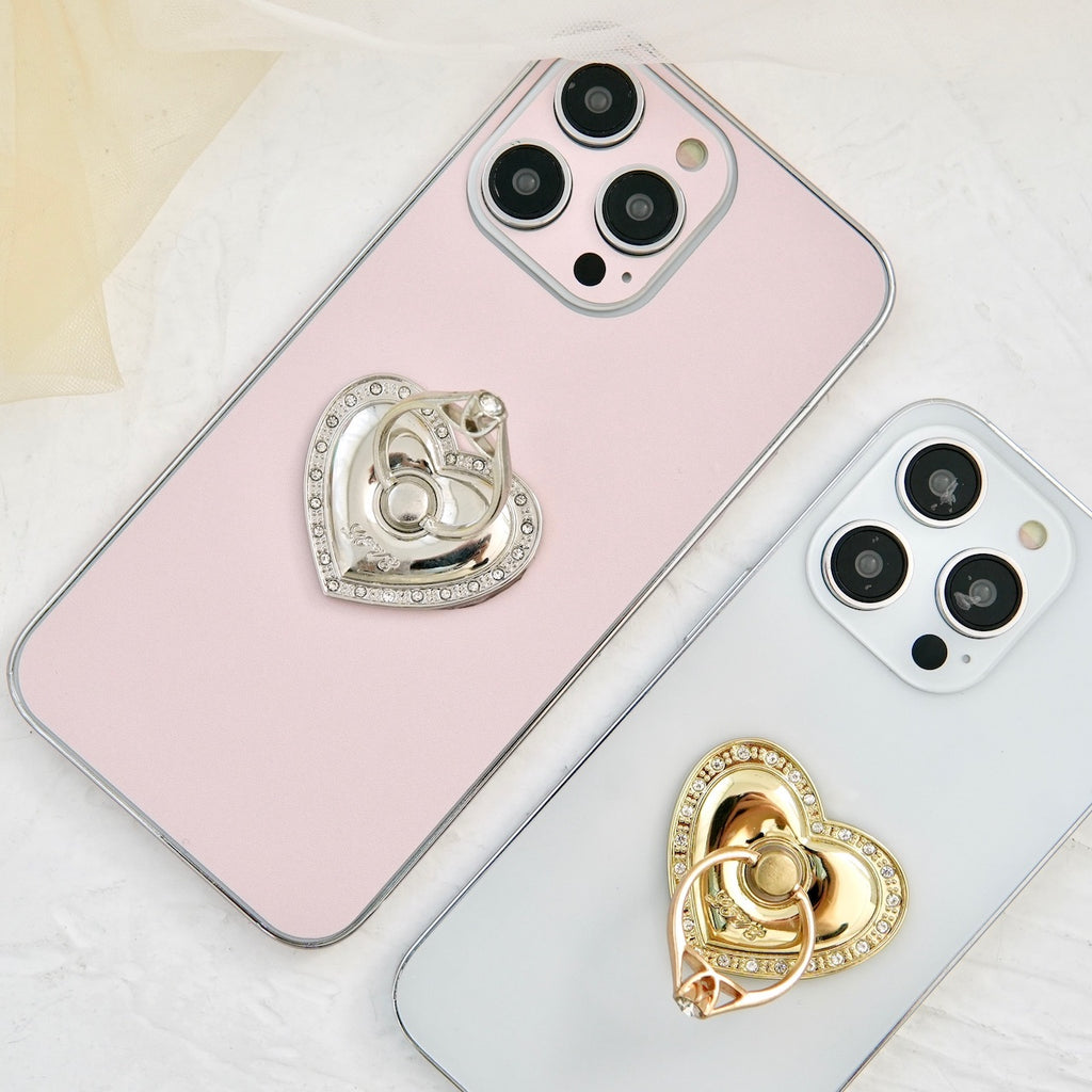 支えるハート」ハートのスマホリングスタンド – gaacal