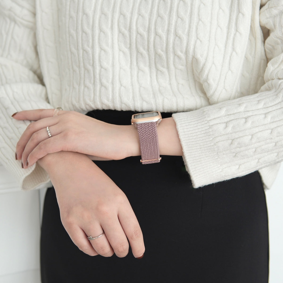 紡ぐしなやか」編み込みナイロンアップルウォッチバンド – gaacal