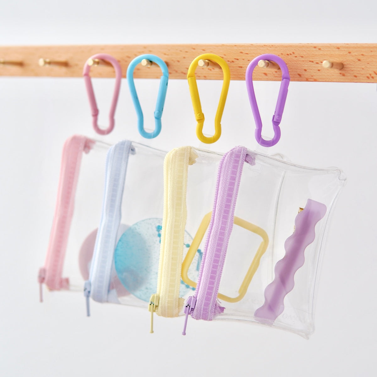 少しでも一緒に」ミニクリアポーチ – gaacal