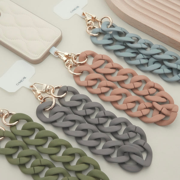 くすみチェーン」GAACALホルダー付きスマホストラップ – gaacal